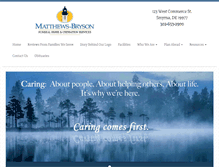 Tablet Screenshot of matthewsbryson.com